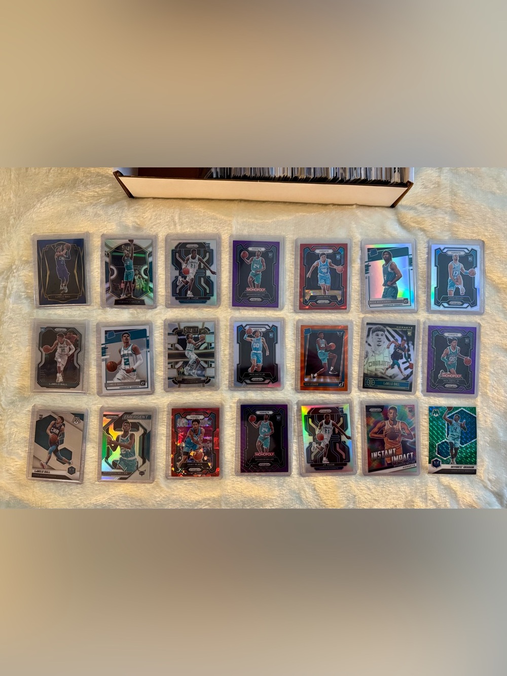 Charlotte Hornets NBA Basketball Card Collection